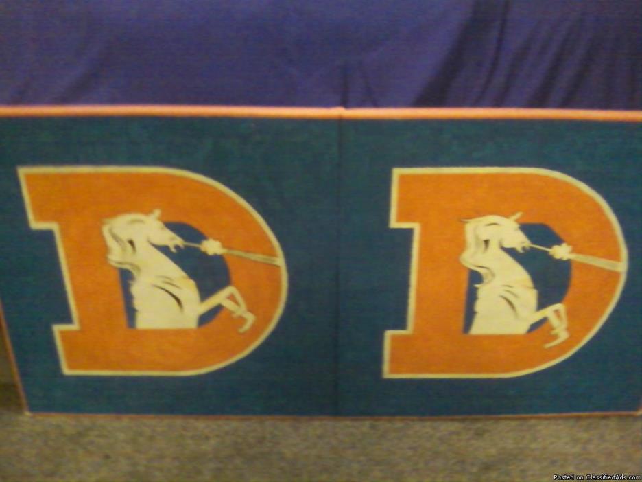 Denver Broncos table for sale., 4