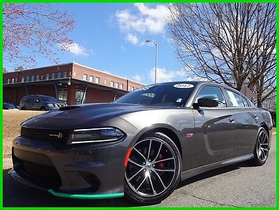 2017 Dodge Charger SCAT PACK 392 CLEAN CARFAX WE FINANCE & TRADE 6.4L HEMI V8 AUTOMATIC SUNROOF BEATS AUDIO BLACK SUEDE TOUCHSCREEN BACKUP CAMERA