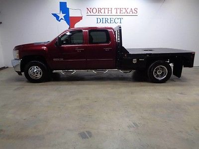 2013 Chevrolet Silverado 3500 LTZ Crew Cab Pickup 4-Door 13 Silverado 3500 LTZ 4x4 Flatbed GPS Nav Leather Diesel Crew We Finance Texas