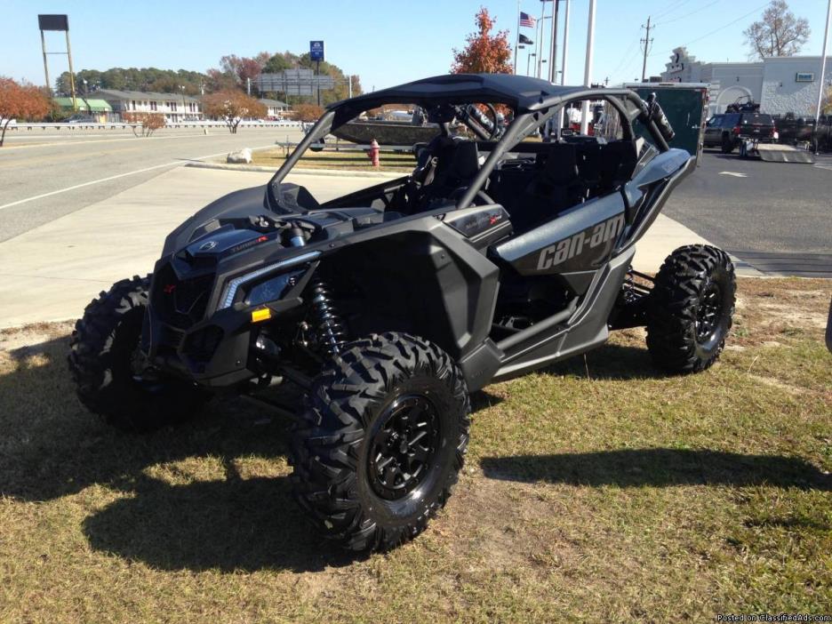 NEW 2017 Can-Am Maverick X3 X RS Turbo R UTV in Triple Black #1884 - $26699...