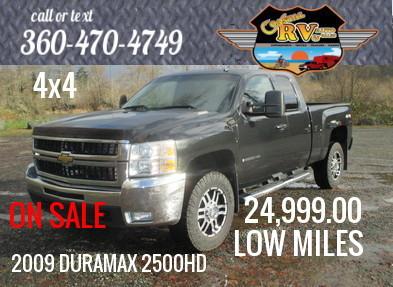 2009 CHEVY DURAMAX DIESEL 2500HD 4X4 EXTENDED CAB