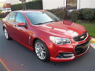 2015 Chevrolet SS -- 2015 Chevrolet SS  9,210 Miles Some Like It Hot Red Metallic 4dr Car 8 Cylinder