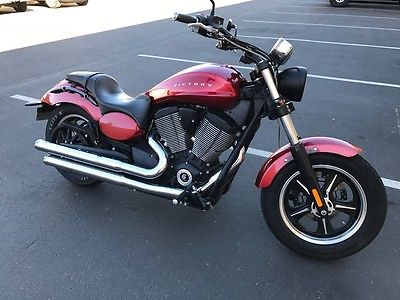 2013 Victory Judge  2013 VICTORY JUDGE GLOSS SUNSET RED Gunner High Ball 8 Magnum Sportster Harley