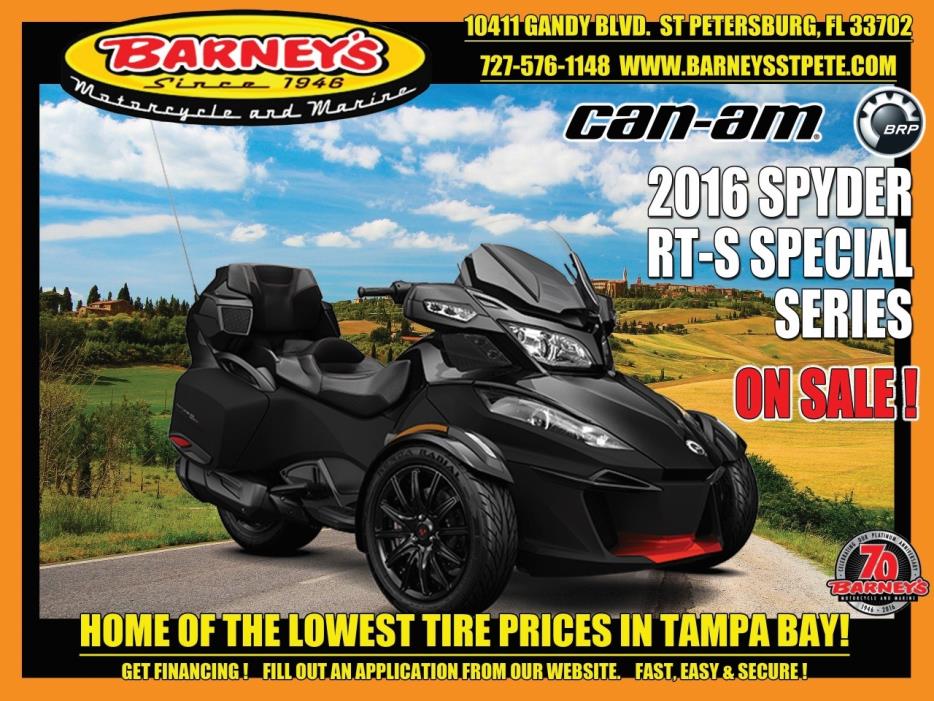 2016  Can-Am  Spyder RT-S Special Series