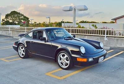 1991 Porsche 911 2 Door Coupe C2/964 - G50 3.6 - 5 Speed Coupe - Tons of Service Records-BLACK ON BLACK