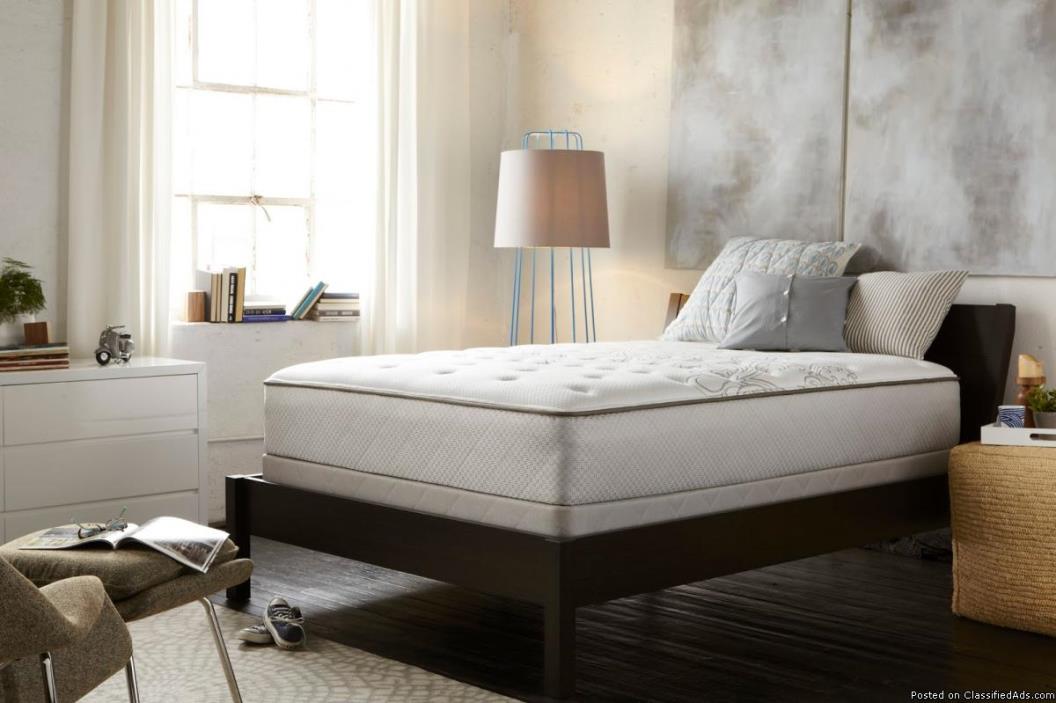 Queen Sealy Posturepedic Encore Extraplush Mattress and Box Springs $150.00!, 0