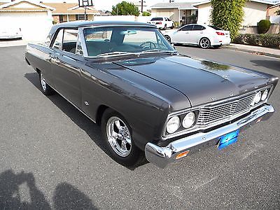 1965 Ford Fairlane 500 Sport Coupe pro street 1965 Ford Fairlane 500 Sport coupe Dark metallic Gray