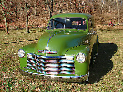 1950 Chevrolet Other PANEL DELIVERY 1950 PANEL JOHN DEERE GREEN TRADE FOR BARN FIND,SURVIVOR,HOT ROD OR MUSCLE CAR!!