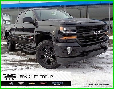 2017 Chevrolet Silverado 1500 2LT Z71 Double Cab 4wd Midnight Edition Midnight Edition*Remote Start*Heated Seats*Park Assist*Bluetooth*Z71*9612N