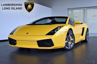 2008 Lamborghini Gallardo Spyder Convertible 2-Door Offered for Sale by Long Island's Only Factory Authorized Lamborghini Dealer