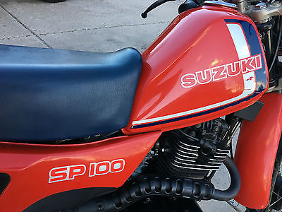 1983 Suzuki Other  1983 Suzuki SP100 vintage dual sport motorcycle ONLY 674 Miles Very RARE