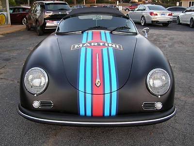 1959 Porsche 356 Martini Race Livery 1959 Vintage Speedster Repilca 356 in Martini Race Livery/Custom Matt Black