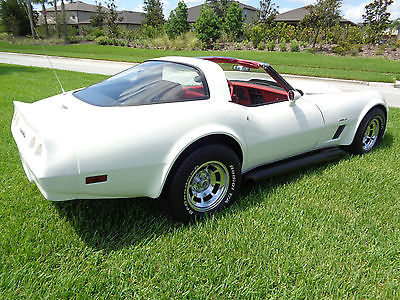 1980 Chevrolet Corvette  Corvette, Big Block, 454, White, Muscle Car, Hot Rod