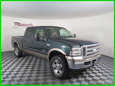 2006 Ford F-250 Lariat King Ranch 4x4 V8 Crew Cab Truck Sunroof 112270 Miles 2006 Ford F-250 4WD Crew Cab Truck Heated Leather Seats AUX Input