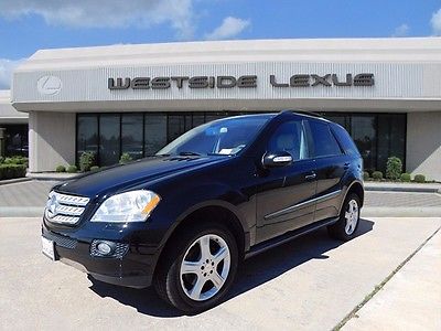 2008 Mercedes-Benz M-Class SUV 2008 Mercedes-Benz ML350  SUV with 62,600 Miles miles Black SUV 3.5L DOHC 24-val
