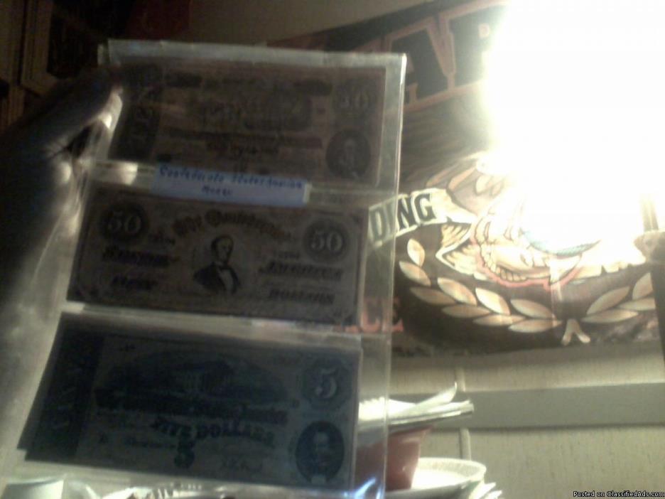 confederate bank notes, 1