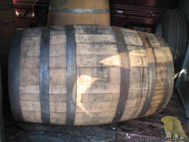 USED WHISKEY AND WINE BARRELS FOR SALE