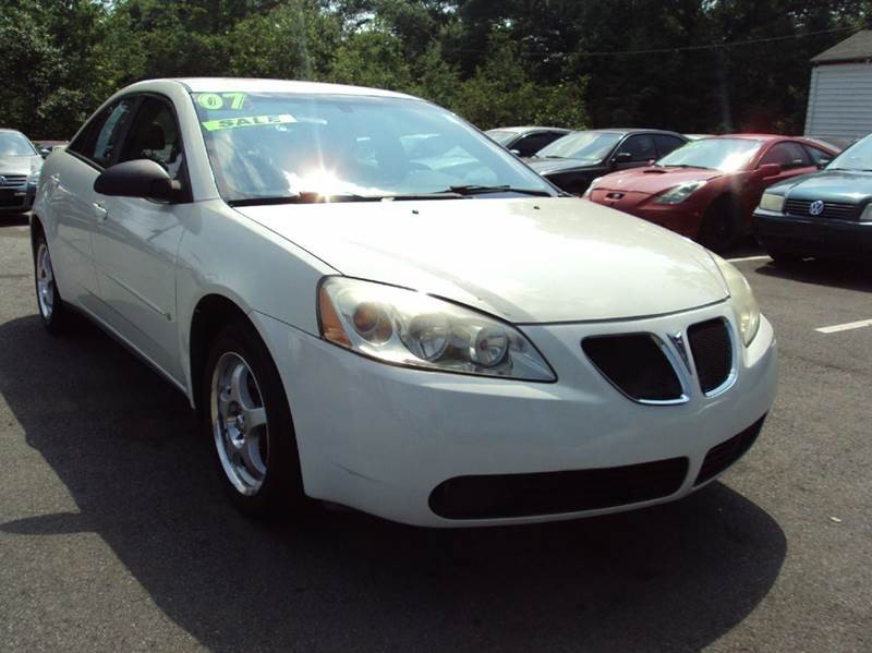 2007 Pontiac G6 Value Leader 4dr Sedan w/1SV