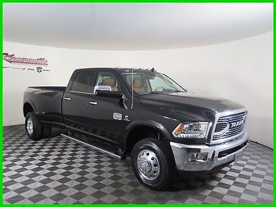 2017 Ram 3500 Laramie Longhorn Dually 4x4 Cummins Crew Cab Truck 2017 RAM 3500 Dually 4WD Crew Cab Heated Leather Navigation Backup Camera