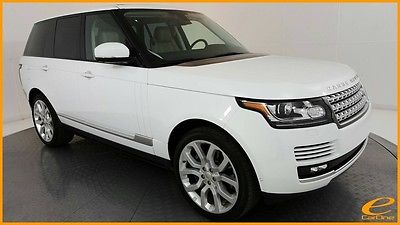 2015 Land Rover Range Rover | SUPERCHARGED | VISION | DRVR ASST | RUN BRD | $1 Land Rover Range Rover Fuji White with 25,700 Miles, for sale!