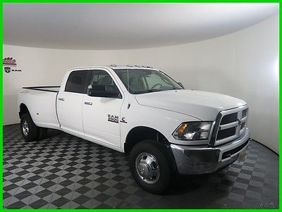 2016 Ram 3500 SLT Dually 4x4 Manual Cummins Diesel Crew Cab 2016 RAM 3500 4WD Crew Cab Towing Package UConnect 5.0in 6 Speakers Cloth Seats