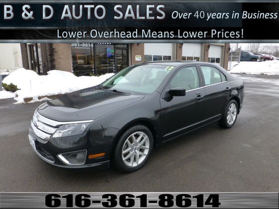 2012 FORD FUSION SEL - One Owner! Heated Leather! Bluetooth! Sync!