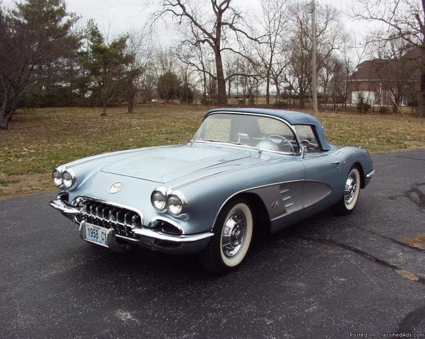 1958 Chevrolet Corvette Convertible For Sale in Brookline Station, Missouri ...