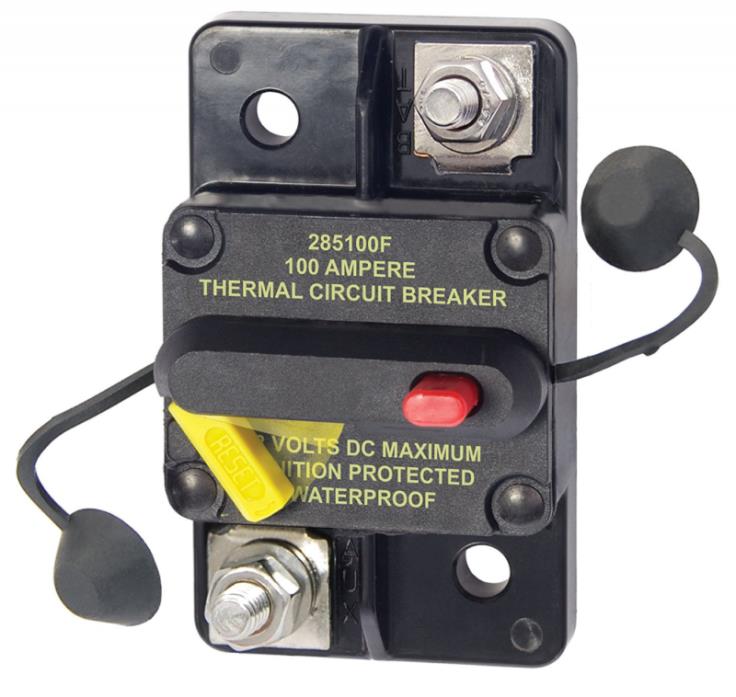 Blue Sea Systems 285-Series Surface Mount 100A Circuit Breaker
