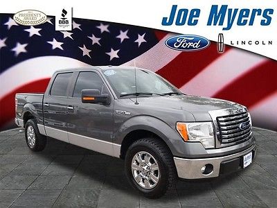 2012 Ford F-150 XLT 2012 Ford F-150 XLT Ingot Silver Metallic 4D SuperCrew 5.0L V8 FFV 6-Speed Autom