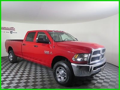 2017 Ram 3500 Tradesman 4x4 Cummins Diesel Crew Cab Truck Cloth 2017 RAM 3500 4WD Crew Cab Backup Camera AISIN Transmission USB AUX 6 Speakers