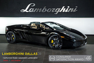 2008 Lamborghini Gallardo Spyder Convertible 2-Door NAVIGATION+RR CAM+PWR HEATED SEATS+CALLISTOS+BRANDING+CD CHANGER