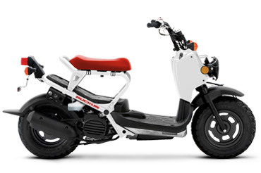 2017 Honda Ruckus White Red