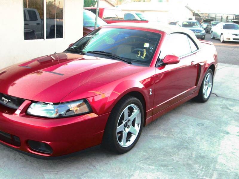 2003 Ford Mustang SVT Cobra Base SVT Cobra 2dr Supercharged Convertible