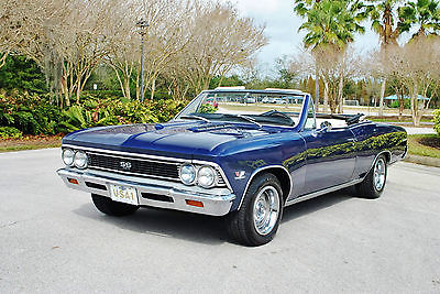 1966 Chevrolet Chevelle SS 396 Convertible Simply Gorgeous! Real 138 Code! 1966 Chevrolet Chevelle SS 396 Convertible Absolutely Stunning!