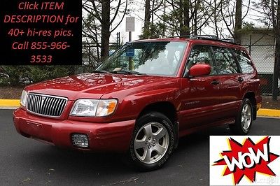 2001 Subaru Forester Why wait? Put it on your WATCH LIST!  **Bid NOW!** ubaru Forester S Automatic AWD 4X4 SUV Premium- Roof Rack/MoonRoof/Heated Seats