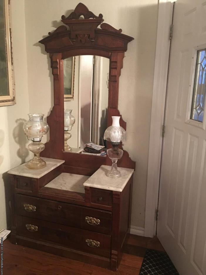 Antique Dresser/Vanity, 0