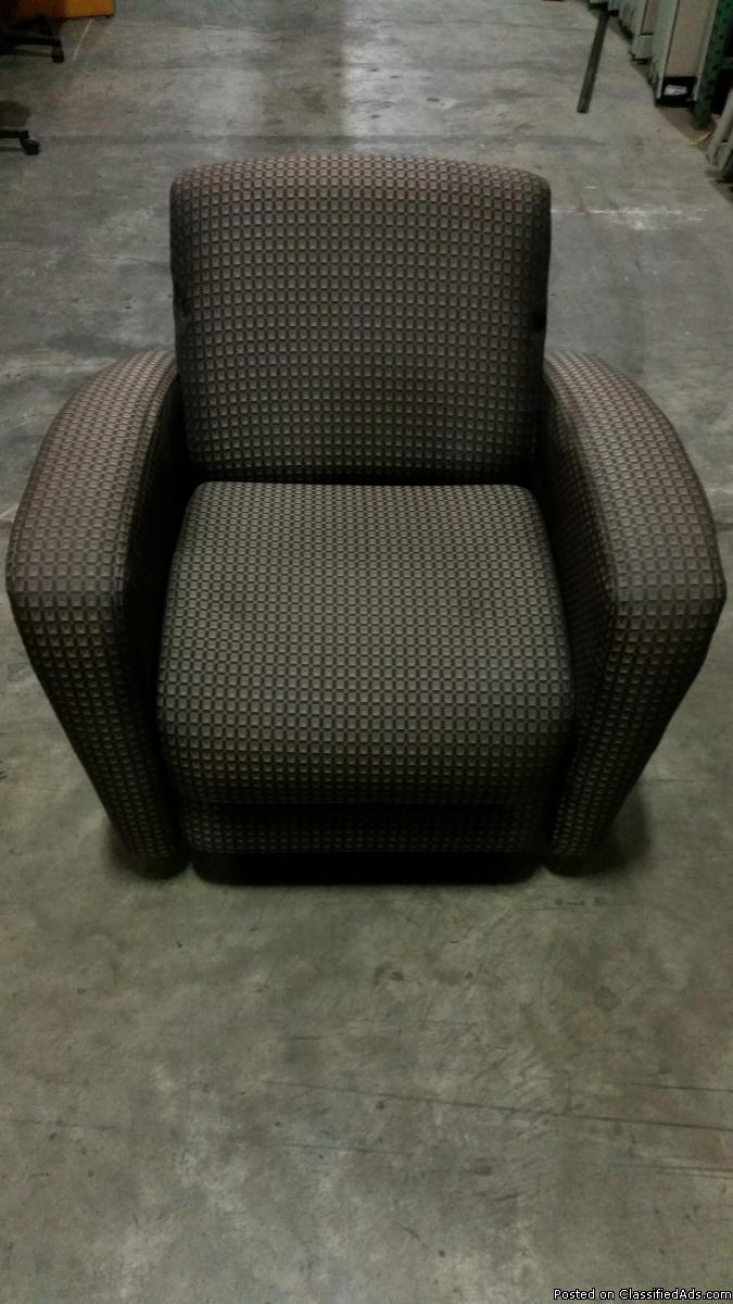 Fabric Club Chair, 0