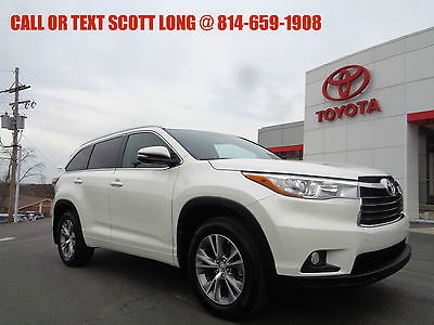 2015 Toyota Highlander Certified 2015 XLE AWD Nav Sunroof Heated Seats Certified 2015 Toyota Highlander XLE AWD Navigation Heated Leather 3rd Row Seat
