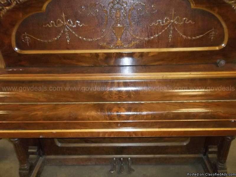 Antique Bush & Gerts Upright Piano, 2