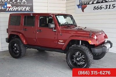 2013 Jeep Wrangler Unlimited Sahara LIFTING!! 2013 Jeep Wrangler Unlimited Sahara LIFTING!! 68441 Miles Deep Cherry Red Crysta