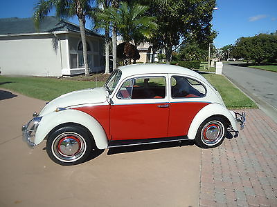 1966 Volkswagen Beetle - Classic RED 1966 VOLKSWAGEN BEETLE - GORGEOUS -  YOU WILL NOT FIND  A NICER ONE -STUNNING