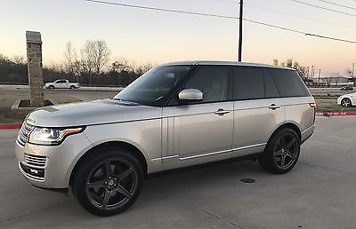 2013 Land Rover Range Rover HSE  Range Rover HSE 31k miles clean car fax Luxor silver panoramic roof HRE wheels