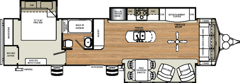 2017 Forest River Sandpiper Destination 401FLX