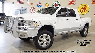 2014 Dodge Ram 2500 Laramie Crew Cab Pickup 4-Door 14 RAM 2500 LARAMIE 4X4,LIFTED,ROOF,NAV,BACK-UP,HTD/COOL LTH,20'S,48K,WE FINANCE