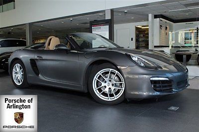 2014 Porsche Boxster Base Convertible 2-Door 2014 Convertible Used Premium Unleaded H-6 2.7 L/165 Automatic RWD Leather Gray