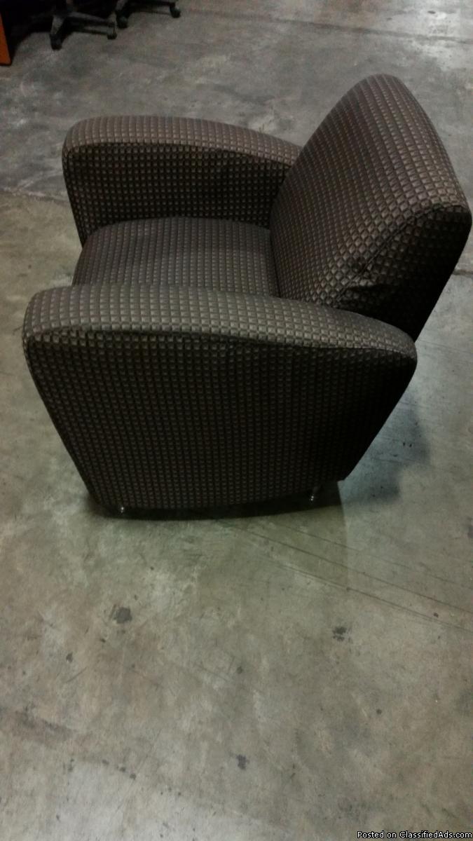 Fabric Club Chair, 1