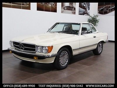 1986 Mercedes-Benz 500-Series 2 Dr Convertible 1986 2 Dr Convertible 5.6L V8 Excellent Condition California Car Only 37k Miles