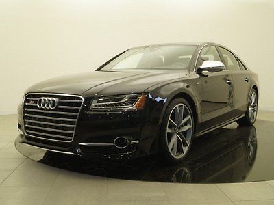 2017 Audi S8 plus S8 4.0T PLUS 2017 Audi S8 plus S8 4.0T PLUS 22 Miles Mythos Black 4dr Car Twin Turbo Premium