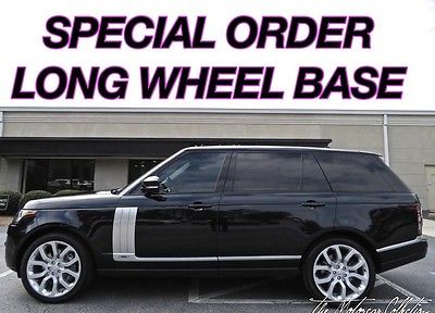2015 Land Rover Range Rover Supercharged Long Wheelbase ULTRA RARE! SUPERCHARGED LONG WHEELBASE! ONLY 18K MILES! CLEAN CARFAX CERTIFIED