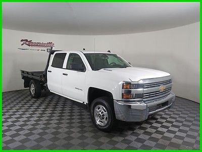 2015 Chevrolet Silverado 2500 LT Flatbed 4x4 V8 Crew Cab LB Truck Cloth Seats 17235 Miles 2015 Chevrolet Silverado 2500HD LT Flatbed 4WD Crew Cab LB Truck